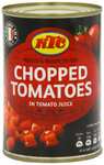KTC Tomatoes Chopped 400 g (Pack of 12) - £5.40 @ Amazon