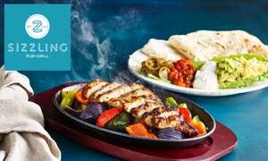 Sizzling Pubs & Grill 2 Starters & 2 Skillets for 2 £18 Nationwide Valid until 29/09 @ Groupon