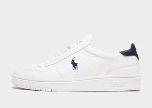 Ralph Lauren Polo Court Men's White Trainers - Size 6 Only - £5 (+£3.99 Delivery) @ JD Sports