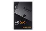 Samsung 870 QVO 8 TB SATA 2.5 Inch Internal Solid State Drive (SSD) (MZ-77Q8T0), Black £398.97 @ Amazon