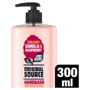 Original Source Hand Wash 300ml (Vanilla & Raspberry / Coconut & Shea Butter) (Nectar)