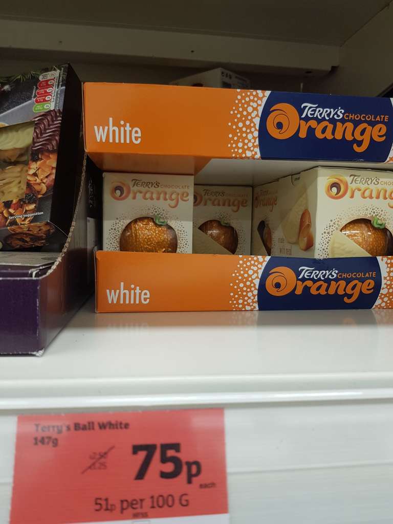 Terry's Chocolate Orange White 147g - 75p @ Sainsbury's (Peterborough)