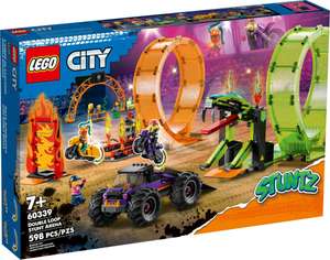 LEGO City 60339 Stuntz Double Loop Arena - £70 / 60316 Police Station - £33 / 60320 Fire Station - £30 + Free Collection @ ASDA (George)