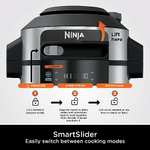 NINJA Foodi 11-in-1 SmartLid Multi-Cooker 6L [OL550UK] Electric Pressure Cooker, Air Fryer, Combi-Steam, Slow Cooker, Grill, Bake, Silver