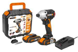 Worx WX261 260nm impact driver, batteries, charger and case - Sold by Worx (UK mainland)