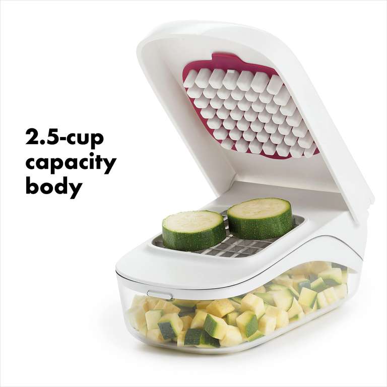 OXO Good Grips Vegetable Chopper With Easy-Pour Opening, White
