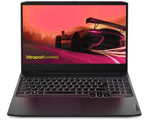 Lenovo IdeaPad 3 15.6 Inch FHD 120Hz Gaming Laptop AMD Ryzen 5 5600H 8GB RAM Nvidia RTX 3060 512GB SSD £539.99 @ Lenovo
