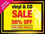Vinyl & CD Offers - 50% off W/Code