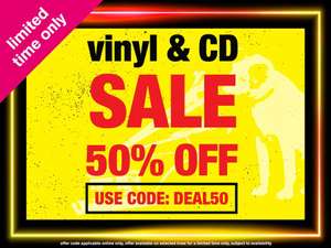 Vinyl & CD Offers - 50% off