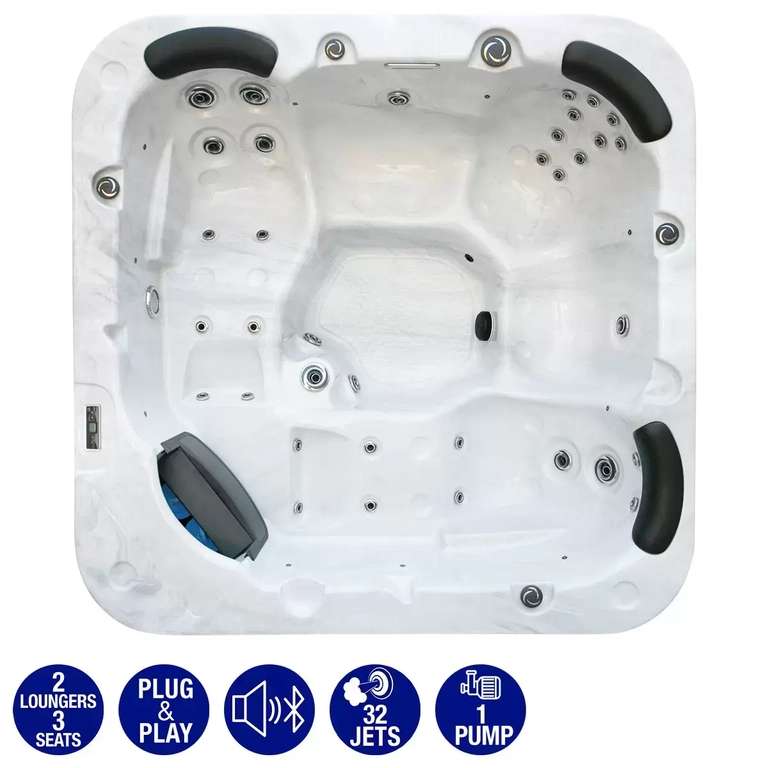 Miami Spas Torina 32-Jet 5 Person Hot Tub - Delivered and Installed - £2999.99 (membership required) @ Costco