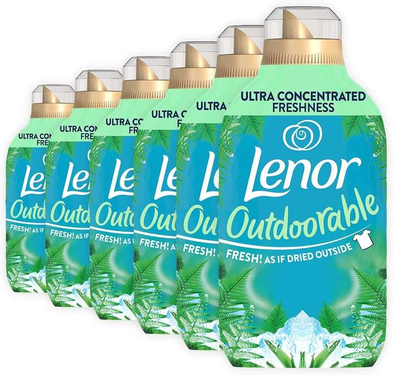 Lenor Outdoorable Fabric Conditioner 35 Washes, 6x 490ml, Northern Solstice / Tropical Sunset (discount also on S&S)