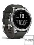Fenix 7 Multisport GPS Watch - Silver with Graphite Band - £479 With Free Collection @ Very