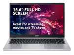 Acer Aspire 3 A315-24P 15.6 Inch Laptop - (AMD Ryzen 5 7520U, 8GB, 512GB SSD, Full HD Display, Windows 11, Silver) £449.99 @ Amazon