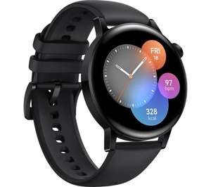 HUAWEI Watch GT 3 Active Black, 42mm Smart Watch / Fitness Tracker - £179 With Code / £119 With Cashback @ Currys