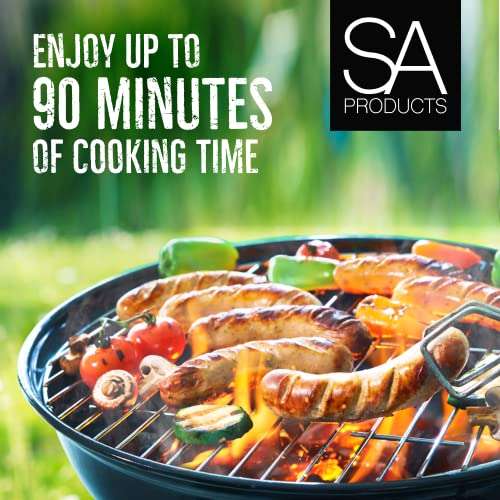 SA Products Lumpwood Charcoal BBQ - Natural CharCoal, Easy to Light, Clean Burn 10kg - £13.95 Sold & Delivered By SA-Products @ Amazon