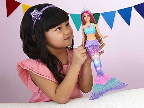 Barbie Dreamtopia Mermaid Doll with Light-Up Tail £14.99 at Amazon