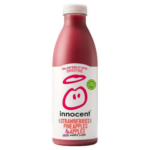 750ml Innocent Smoothie - Strawberries Pineapples & Apples (Short Expiry Date) 49p (Selected Stores) instore @ FarmFoods