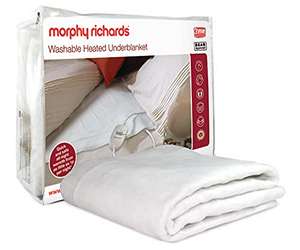 Morphy Richards single-sized electric blanket £12 Used Like New at Amazon Warehouse