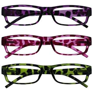 The Reading Glasses Company Unisex The Reading Glasses Company Purple, Pink, Green - +1 - £6.44, +1.5 - £6.92, other in Desc. @ Amazon