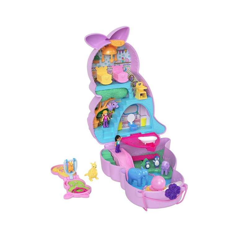 Polly Pocket Mamm & Joey Wearable Purse with Micro Dolls and Accessories £18.99 + £3.49 Delivery @ Home Bargains