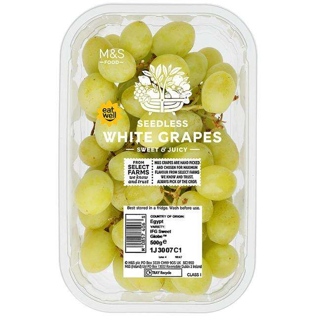 Free Pack Of White Grapes Via Sparks App For Selected Customers @ Marks & Spencer