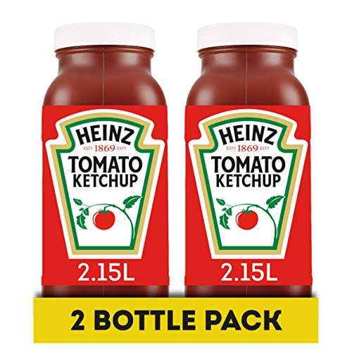 Heinz tomato ketchup 2 x 2.15 litres for £10 @ Amazon