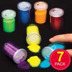 Baker Ross AT704 Glitter Shakers in Rainbow Colours - Pack of 7