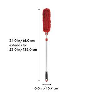 OXO Good Grips Extendable Microfibre Duster 24 inch (extends to 52”)