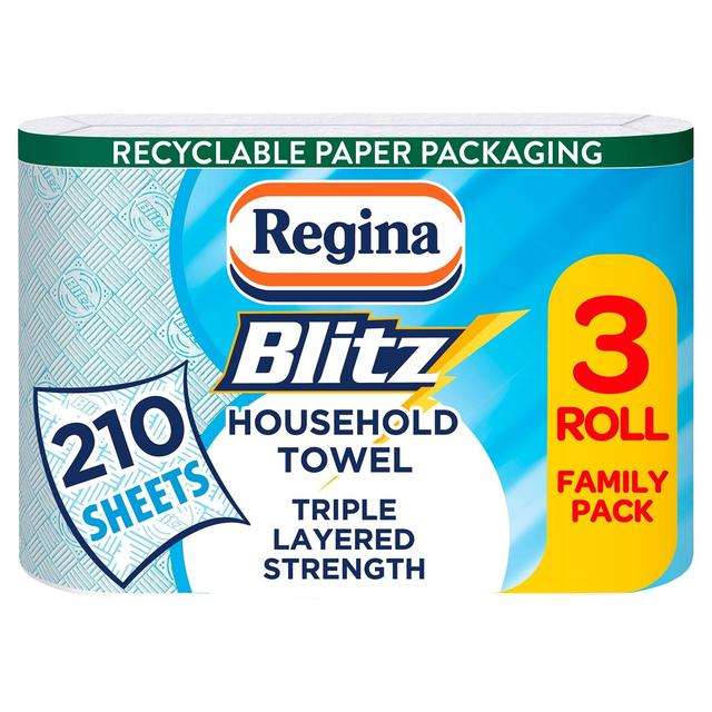 Regina Blitz Household Towel Now £4.75, was £7! at OCADO