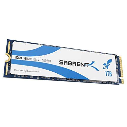 SABRENT M.2 NVMe SSD 1TB, PCIe 3.0 up to 3200 MB/s Sold by Store4PC-UK / FBA