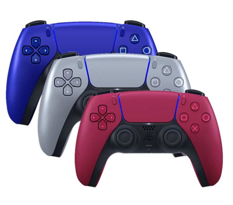 Sony DualSense PS5 Wireless Controller, Cosmic Red - Cobalt Blue / Sterling Silver £43 - Welcome Offer via App