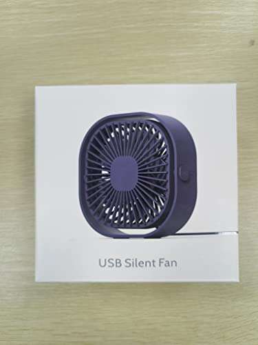 TOPK USB Desk Fan Strong Airflow, Three-Speed Wind Mini Table Fan £6.99 with voucher @ Dispatches from Amazon Sold by TOPKDirect
