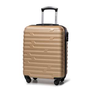 WITTCHEN Travel Suitcase Carry-On Cabin Luggage Hardshell - Gold