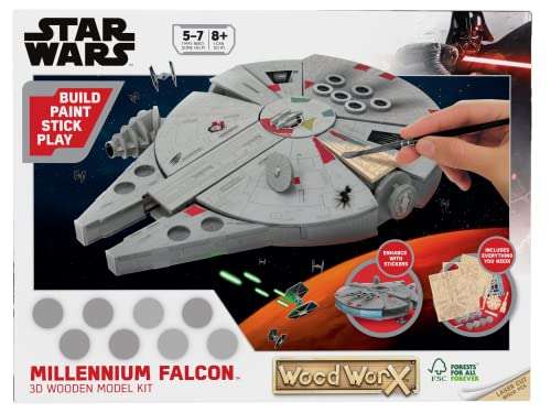 WoodWorX: Star Wars Millenium Falcon | 3D Wooden Model Kit
