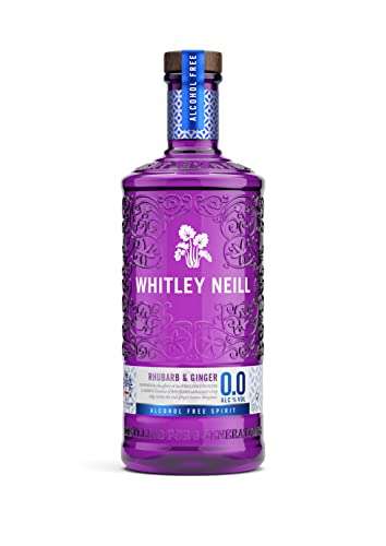 Whitley Neill Rhubarb & Ginger Alcohol Free 0.0% Gin 70cl