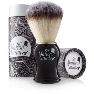 Premium Vegan Shaving Brush with Badger Hair Imitation With Voucher Sold By BeGreat Products / FBA