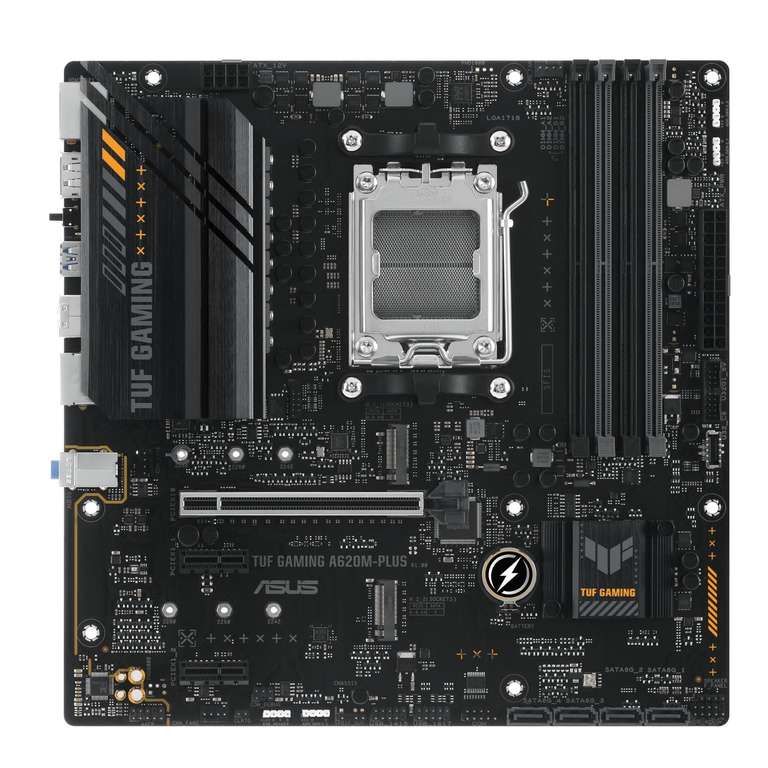ASUS TUF GAMING A620M-PLUS Motherboard ( AM5 / DDR5 / PCIe 5.0 SSD / 2.5GbE ethernet )