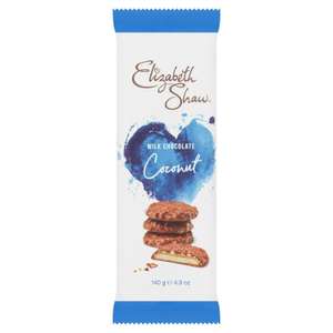 Elizabeth Shaw Chocolate, Coconut & Hazelnut biscuits 140g - Nectar Price
