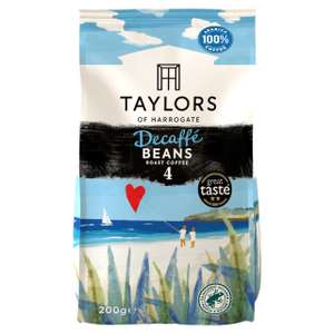 Taylors Decaffe Coffee Beans 200g - (Or 2 packs for £7)