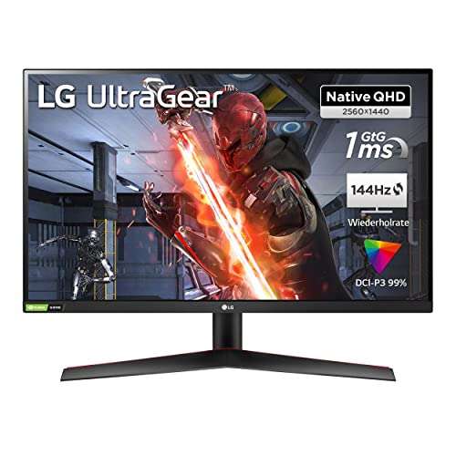 LG UltraGear Gaming Monitor 27GN800-B - QHD, IPS, 144hz