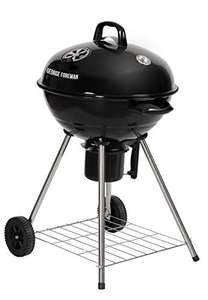 George Foreman GFKTBBQ 47 cm Portable Round Kettle Charcoal BBQ - £34.99 @ Amazon