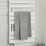 Blyss Boxwood, White Vertical Towel warmer (W)500mm x (H)900mm - £45 + free collection @ B&Q, Pontypridd