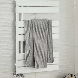 Blyss Boxwood, White Vertical Towel warmer (W)500mm x (H)900mm - £45 + free collection @ B&Q, Pontypridd