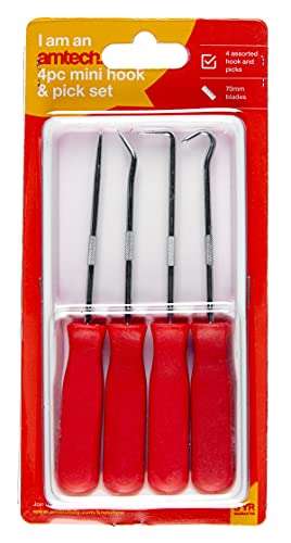 Rolson 59133 4 pc Pick and Hook Set