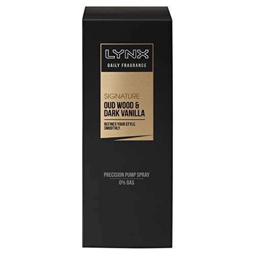 Lynx Signature Oud Wood & Dark Vanilla 100ml £4 @ Amazon