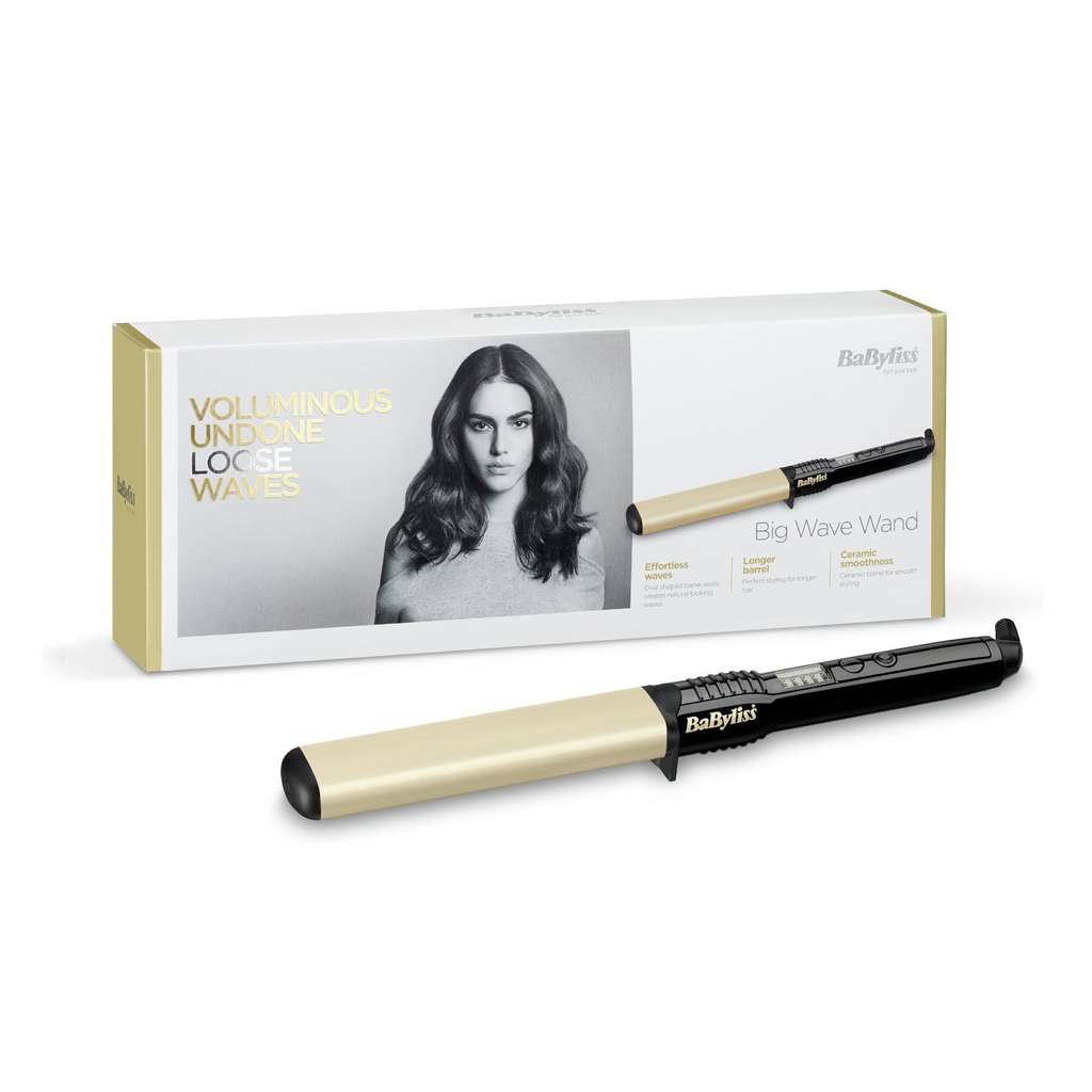 BaByliss Big Wave Curling Wand now only £15 with Free Click and Collect @  Argos | hotukdeals