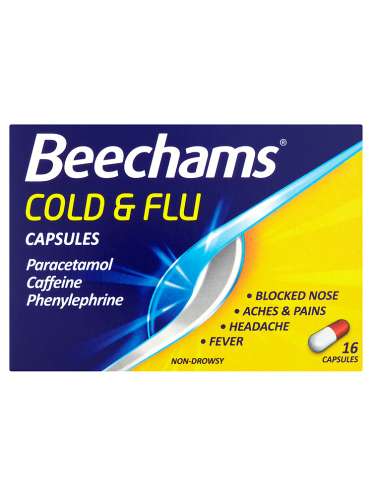 Beechams Cold & Flu Caplets x16 10p @ B&M Dagenham