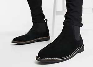 Men’s Ben Sherman Suede Chelsea Boots in black now £45 with code + free delivery @ ASOS