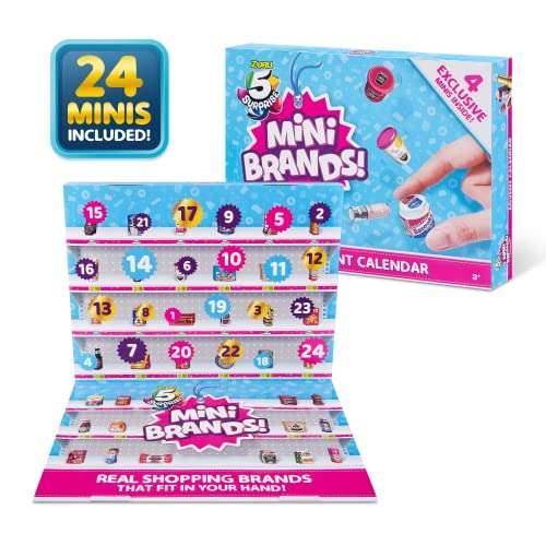 5 Surprise Mini Brands Limited Edition Advent Calendar With 4 