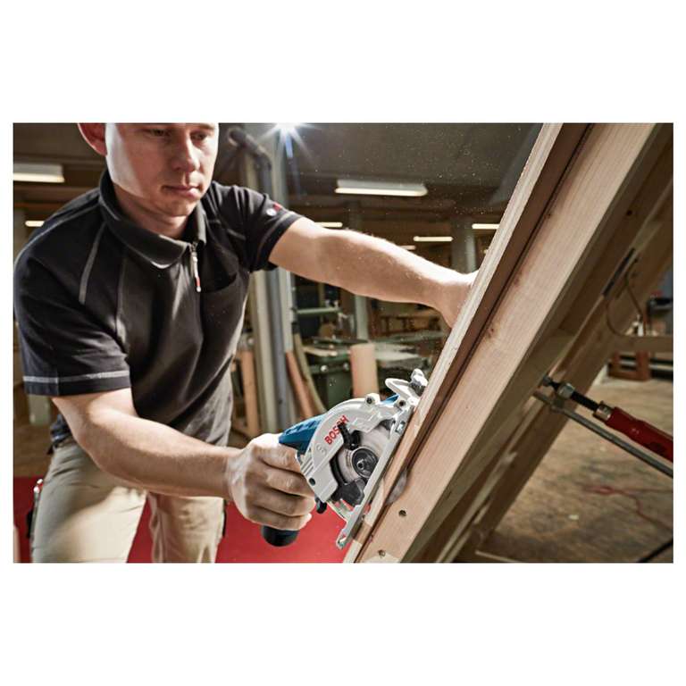 Bosch Professional GKS 12 V-26 Cordless Circular Saw [Also available with 2 x 2ah Batteries, Charger & L-Boxx for £156.99]